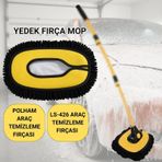 Polham Ve Ls-426 Uyumlu Yedek Araç Yıkama Mopu, Oto Temizleme Fırçası Yedek Mop, Çizmez, Süper Emici, Kolay Tak-Çıkar