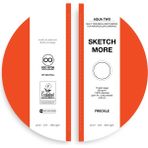 Poli Art Design Yuvarlak D20 cm Eskiz Defteri (Suluboya ve Grafik Için) Watercolor Round Sketchbook - Koyu Turuncu