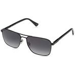 Police Erkek WESTWING 3 Güneş Gözlüğü, Siyah (Shiny Black/Grey), 58.0