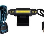 Police PS-1930 USB Şarjlı COB Led Şapka Feneri