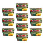 Polimex 4'lü Endüstriyel Büyük Boy Oluklu Bulaşık Süngeri - 4,5 x 9 x 12 Cm. - 4 Adetlik 10 Paket
