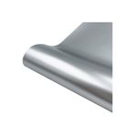 Polin Metalize Kuşe Ambalaj Kağıdı 70CM x 100CM - 10 Adet Gri