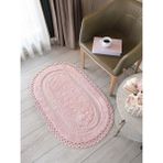Polina Banyo Paspası – Su Emici, Hafif ve Pastel Renkli 60x100 cm - Pembe