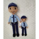 Polis Bebekler Amigurumi Organik Oyuncak