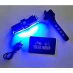 Polis Çakar Kırmızı Mavi Usb Şarjlı - Bisiklet