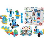 Polis Kaktüs Bloklar (55 Parça) - Kaktüs Oyuncak - Lego Seti - Kaktüs Lego - Taraklı Lego