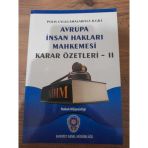 Polis Uygulamalarıyla İlgili Avrupa İnsan Hakları Mahkemesi Karar Özetleri 2 (Sahafiye Kitap)