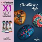 Polisan 120 ml Mercan X1ART Multisurface Hobi Boyası