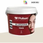 Polisan 15 lt Sade Bej Elegans Extra Yarı Mat İç Cephe Küf Önleyici Antibakteriyel Boya