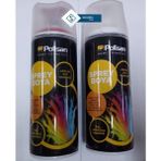 Polisan Akrilik Sprey Boya 400 ml (Ikili Paket) Siyah+Beyaz