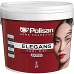 Polisan Elegans Extra Siyah 15 lt Küf Önleyici Yarı Mat İç Cephe Boyası