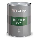 Polisan Mat Siyah 0,75 lt Selülozik Boya