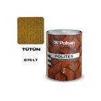 Polisan POLİTEX PARLAK VERNİK AHŞAP KORUYUCU 0,75 LT "TÜTÜN" RENK