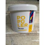 Polisan Popüler Tavan Boyası 10 kg Beyaz Renk İç Mekan Kullanımı için Uzun Ömürlü Çözüm - 010 - Beyaz