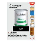 Polisan X1 All -Yeni Nesil Dönüşüm Boyası -Siyah -0,75Lt. -Dolap-fayans-cam-plastik-ahşap-duvar