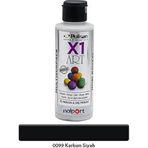 Polisan X1 Art Karbon Siyah 120 ml Multisurface Hobi Boyası