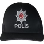 Polisaskermarketi Çocuk Polis Kepi - STANDART - Siyah