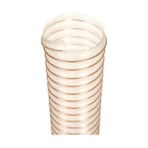 Poliüretan Bakır Telli Şeffaf Hortum (İç Çap 52 Mm) (5 Mt) Pu 070 Toz Talaş Emiş