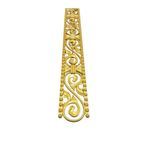 Poliüretan Dekoratif Duvar&Tavan Çıta Bordürü -Altın Renk (EN:10 CM-BOY:100 CM)-Duvar Süsü ALTIN(GOLD) 100 x 9