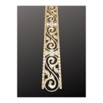 Poliüretan Dekoratif Duvar&Tavan Çıta Bordürü -Bronz Renk (EN:10 CM-BOY:100 CM)-Duvar Süsü BRONZ(PATİNA) 100 x 9