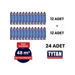 Poliüretan Isı Yalıtım Köpük Seti 24 Adetx870 Ml- 48 M2