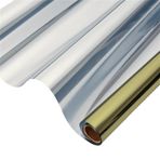 Poliüretan Levha, Cam Gizlilik Filmi Tek Yönlü Ayna Isı Yalıtımı Çok Renkli Çoklu Boyutlar(Gold Silver,40x200 cm)