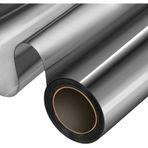 Poliüretan Levha, Gizlilik Cam Filmi Tek Yönlü Ayna Çok Renkli Çoklu Boyutlar(Black Silver,50x100 cm)