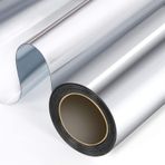 Poliüretan Levha, Gizlilik Cam Filmi Tek Yönlü Ayna Çok Renkli Çoklu Boyutlar(Silver Silver,50x500 cm)