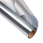 Poliüretan Levha, Gizlilik Cam Filmi Tek Yönlü Ayna Güneş Kremi Termal Yansıtıcı Çok Renkli Çoklu Boyutlar(Silver Silver,50x200 cm)