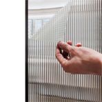 Poliüretan Levha, Kamışlı Cam Filmi Gizlilik Buzlu Vinil 3D Çıkartmaları Yapışkan Olmayan Banyo Oturma Çok Boyutlu(55x500cm)