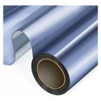 Poliüretan Levha, Yansıtıcı Cam Filmi Tek Yönlü Ayna Gizlilik Isı Kontrolü Çok Renkli Çoklu Boyutlar(Blue Silver,30x200 cm)