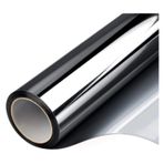 Poliüretan Levha, Yansıtıcı Tek Yönlü Ayna Cam Filmi Kendinden Yapışkanlı Güneş Kremi Çok Renkli Çoklu Boyutlar(Black-translucent,40x300cm)