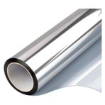 Poliüretan Levha, Yansıtıcı Tek Yönlü Ayna Cam Filmi Kendinden Yapışkanlı Güneş Kremi Çok Renkli Çoklu Boyutlar(Silver,40x300cm)