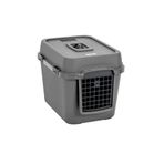 polivahome XXL 3 Fonksiyonlu Pratik Kapalı Kedi Tuvaleti ve Kedi , Köpek Taşıma Çantası 67 x 52 x 51 Cm Gri