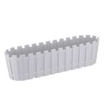 Poliwork Akasya Renkli Plastik Balkon Saksısı Oval 60 cm