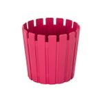 Poliwork Çit Desenli Mini Kaktüs Saksısı 0.1 Lt 65x60 mm - Dekoratif Mikro Saksı - Pembe