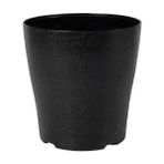 Poliwork Gardenya 26CM Plastik Siyah Saksı 5'li