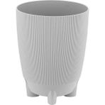 Poliwork Luna Ayaklı Modern Saksı 4 Lt 182x237 mm - Estetik İç Mekan Saksısı - Gri