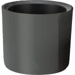 Poliwork Mimoza 11 cm Saksı 0,8 lt - Antrasit