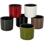 Poliwork Mimoza 11 cm Saksı 0,8 lt - Siyah