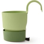 Poliwork Tekli Kolay Saksı - Yeşil - 2 Lt - 15x15 cm