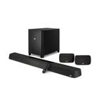 Polk Audio MagniFi Max AX SR 7.1.2 ev sineması Soundbar, kablosuz subwoofer, Dolby Atmos, DTS:X, HDMI eARC, Bluetooth, AirPlay 2, Google Chromecast, siyah