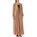 Polka Dot Desenli Abaya Şık ve Rahat Günlük Kullanım Için Ideal Seçim - Açık Pembe - 53