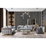 Polka Sofa Alya 3+3+1 Koltuk Takımı - Antrasit
