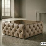 Polka Sofa Retro Deri Serisi Orta Sehpa - Cappucino