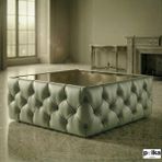 Polka Sofa Retro Deri Serisi Orta Sehpa - küf Yeşili
