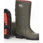 Polly Boot Erkek Haki Galaxy Vega O4 Korumasız Çizme S1 Güvenlik Standardı ile Hafif ve Esnek