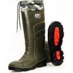 Polly Boot Kmf Boğazlı K.haki / Siyah Çizme No:44