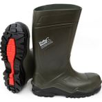Polly Boot Power 04 Haki Renk Çelik Burunsuz Çizme Bot