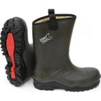 Polly Boot Power Rigger Haki Renkli İçi Yünlü Çizme S1 Güvenlik Standardı ile Dayanıklı Malzeme